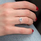 Кольцо "Сердце" из серебра 112524 от ювелирного магазина Оникс - 2