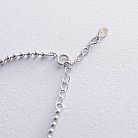 Срібний браслет "Сердечка" (фіаніт) 141430 от ювелирного магазина Оникс - 2