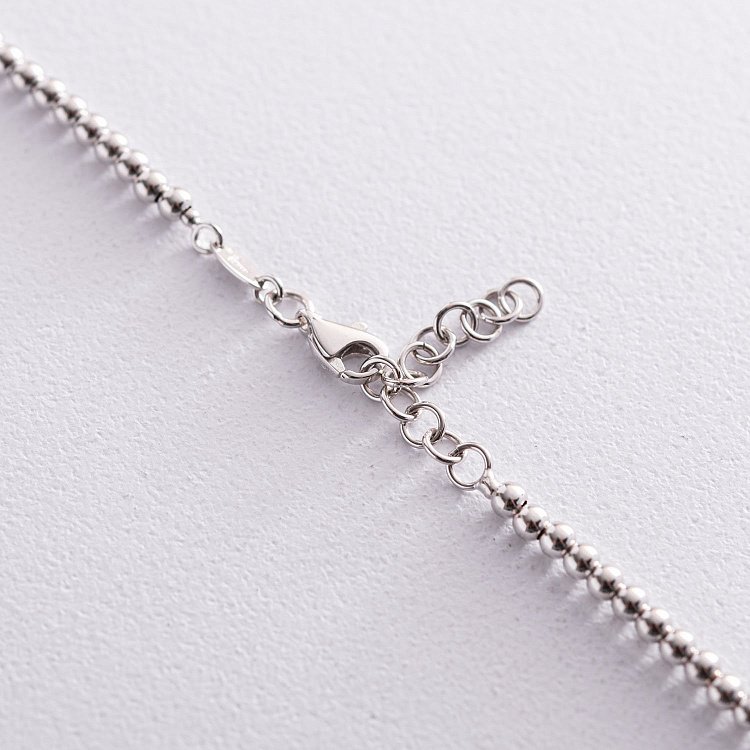 Золотое колье "Клевер" кол01371 от ювелирного магазина Оникс - 3