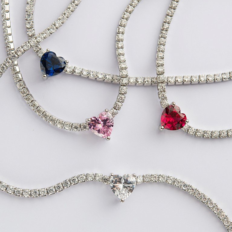 Срібне кольє - чокер 