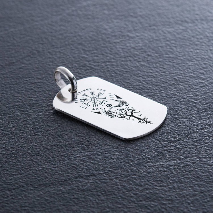 Срібний жетон "Вегвізир" (великий) 133350-7 від ювелірного магазину Онікс - 2