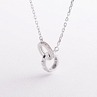 Серебряное колье "Isabelle" с фианитами 181369 от ювелирного магазина Оникс