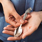 Срібна ложка з папугою 24036 от ювелирного магазина Оникс - 1