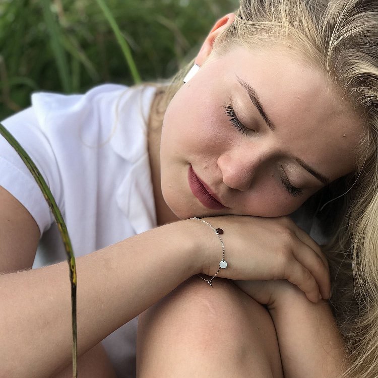 Золотой браслет с монетами б04145 от ювелирного магазина Оникс - 1