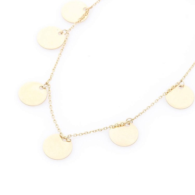 Золоте кольє "Монеточки" кол01337 від ювелірного магазину Онікс