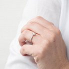 Золотое помолвочное кольцо с бриллиантом кб0122lg от ювелирного магазина Оникс - 3