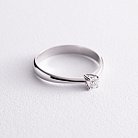 Помолвочное золотое кольцо с бриллиантом 218651121 от ювелирного магазина Оникс - 2