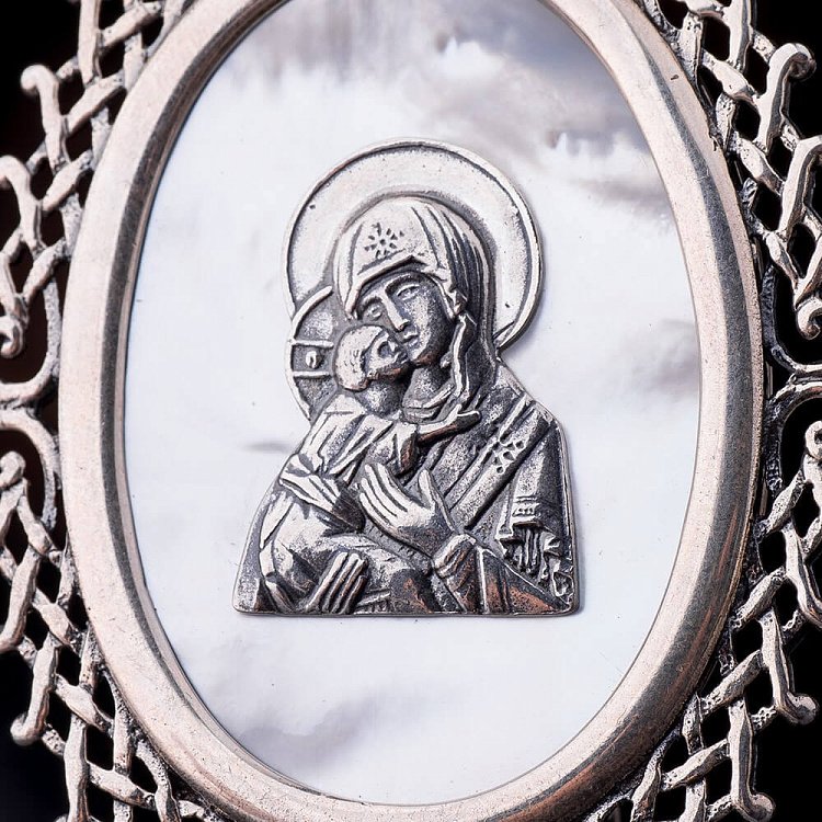 Икона Божией Матери "Владимирская" 23464в от ювелирного магазина Оникс - 2