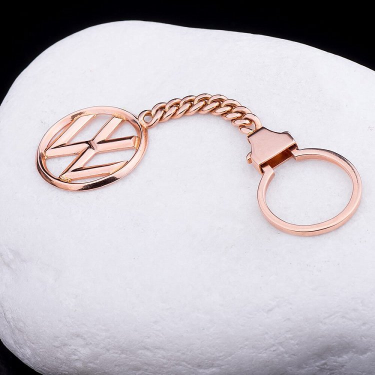 Золотой брелок "Volkswagen-Фольксваген" бр00001фв от ювелирного магазина Оникс - 1