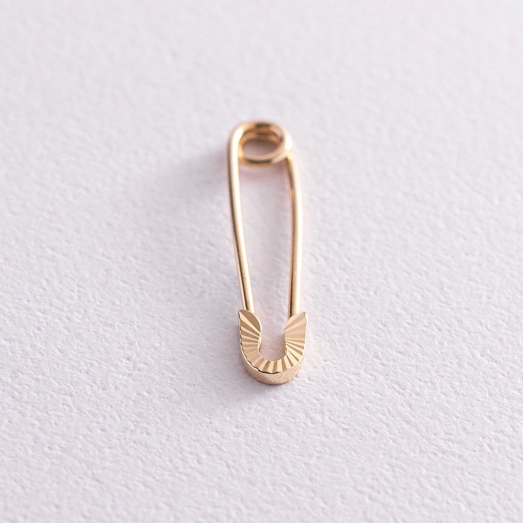 Булавка в желтом золоте зак00317 от ювелирного магазина Оникс - 2