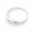 Серебряное кольцо с фианитами 112119 от ювелирного магазина Оникс - 1