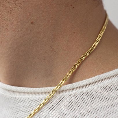 Ланцюжок золотий панцирне плетіння (4 мм) ц00577-4 №4