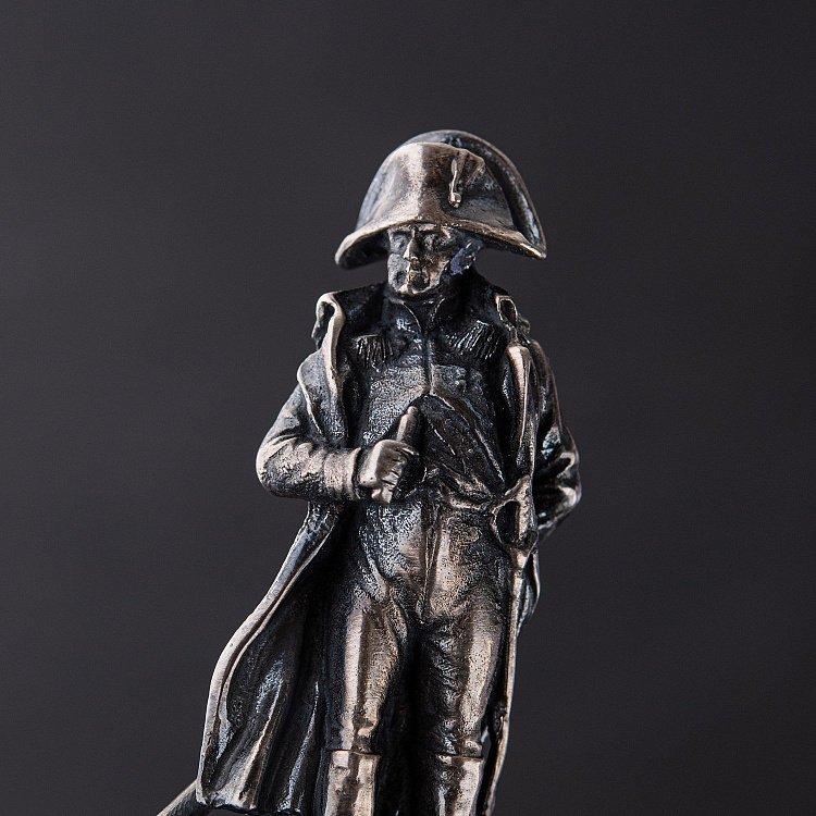 Серебряная фигура ручной работы "Наполеон Бонапарт" 23138 от ювелирного магазина Оникс - 3