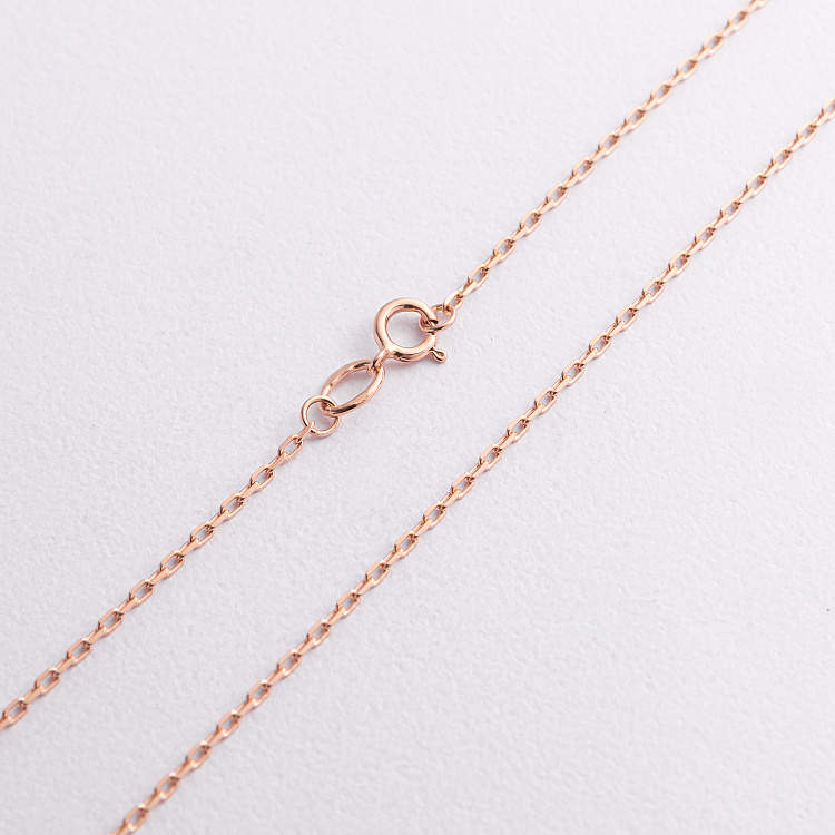 Золотая цепочка Якорное плетение (1 мм) ц00197-1 Золотая цепочка Якорное плетение (1 мм) ц00197-1 от ювелирного магазина Оникс