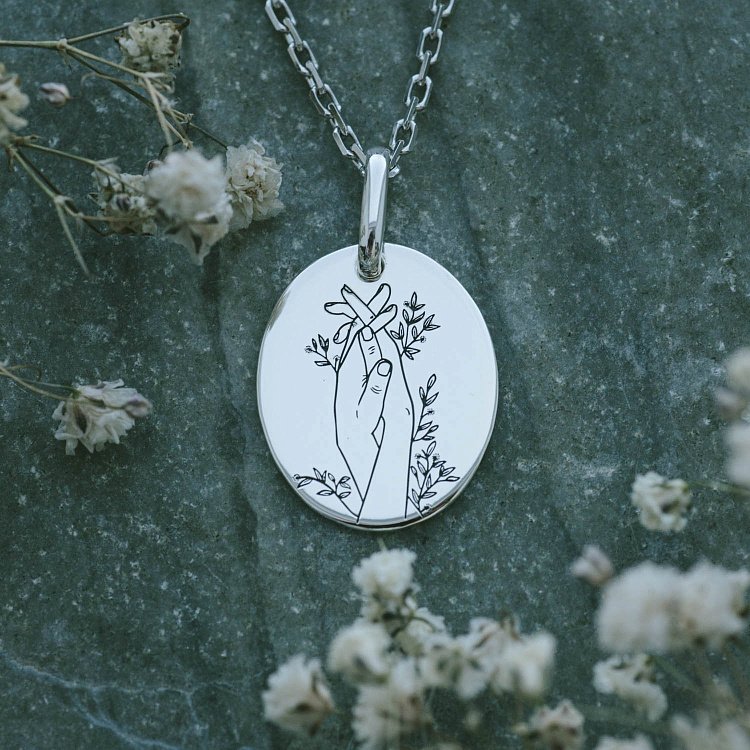 Срібний кулон "Особливий зв'язок" 133045св від ювелірного магазину Онікс