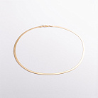 Кольє "Наомі" у жовтому золоті (снейк) ц00459-4,0 от ювелирного магазина Оникс