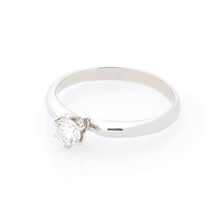 Золотое помолвочное кольцо с бриллиантом zbrdr1352218 от ювелирного магазина Оникс - 1