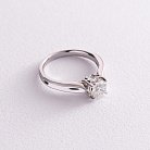 Помолвочное золотое кольцо "Бабочка" с бриллиантами кб0389nl от ювелирного магазина Оникс - 4