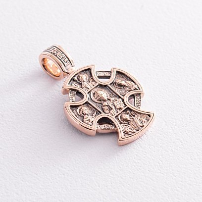 Православный крест "Господь Вседержитель. Ангел Хранитель" п01827