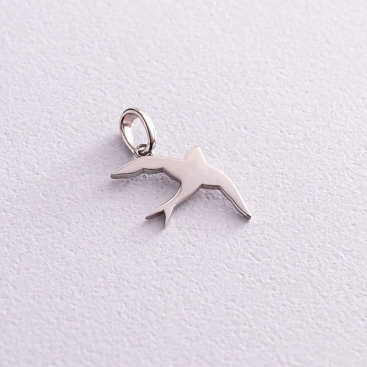 Золотий кулон "Ластівка" п03009 від ювелірного магазину Онікс