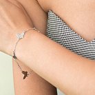 Срібний браслет з метеликами 141237 от ювелирного магазина Оникс - 5