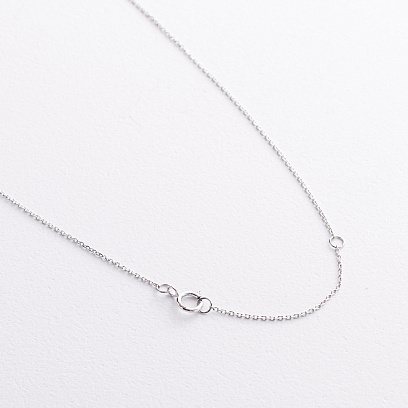 Золотое колье "Крестик" с бриллиантами колб0183va №3