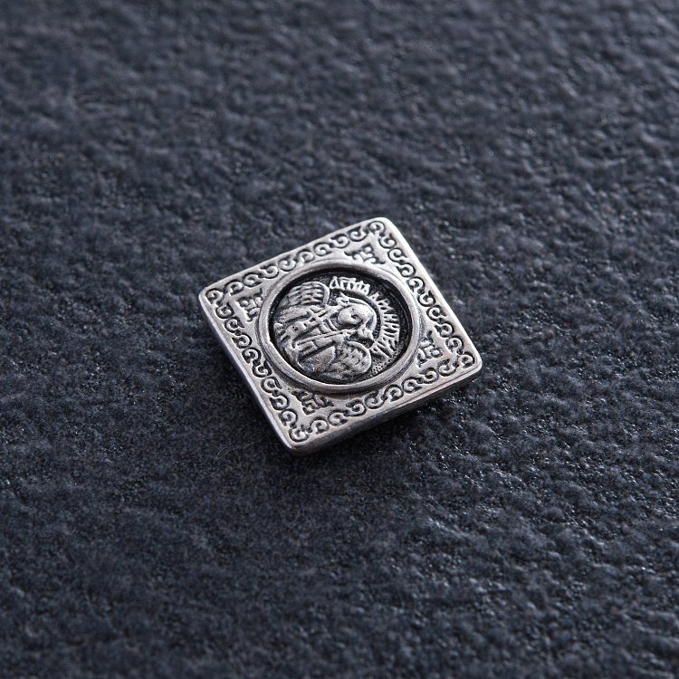 Серебряный мощевик с позолотой 132355 от ювелирного магазина Оникс - 5