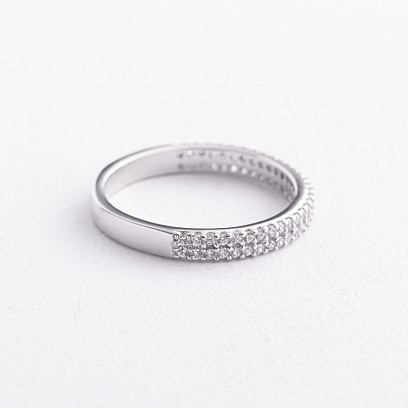 Серебряное кольцо с фианитами 1910/1р-CZ №2