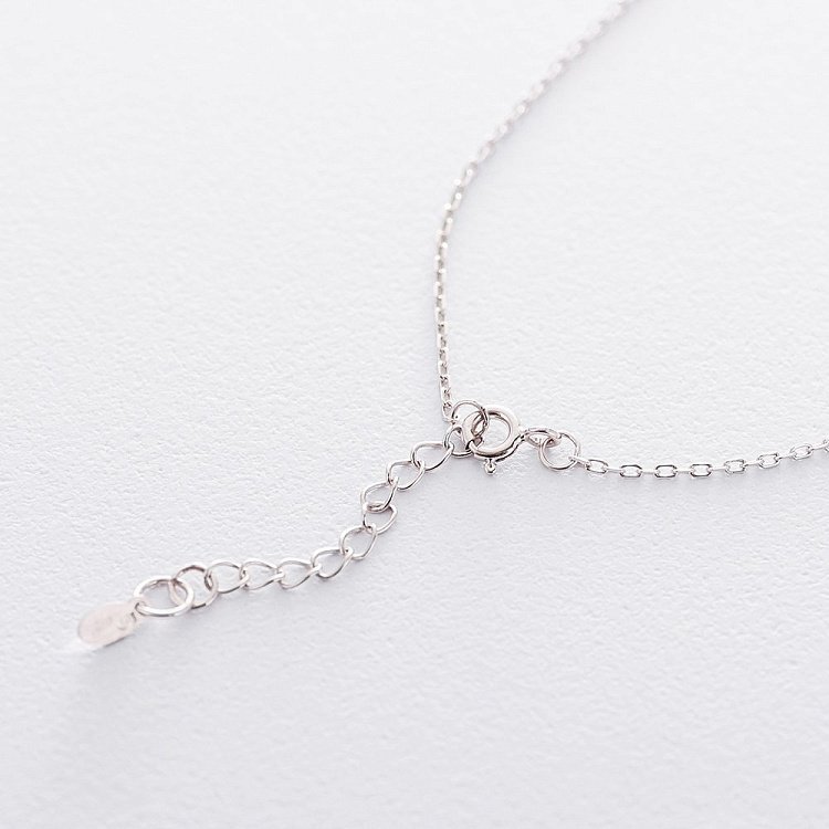 Срібне кольє "Дерево життя" (фіаніт) 18816 від ювелірного магазину Онікс - 6