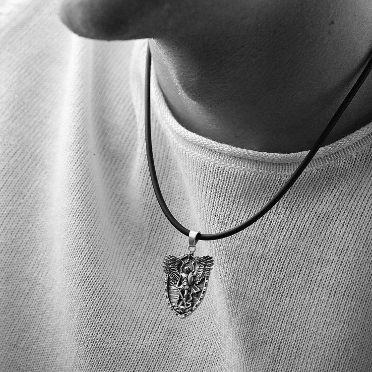 Серебряный кулон "Архангел Михаил. Молитва" 133212 от ювелирного магазина Оникс - 1