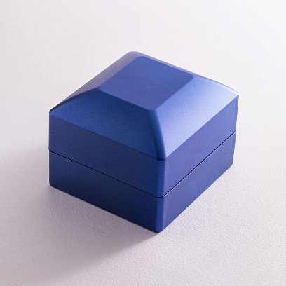 Синий футляр для украшений с подсветкой sfutlyar №2