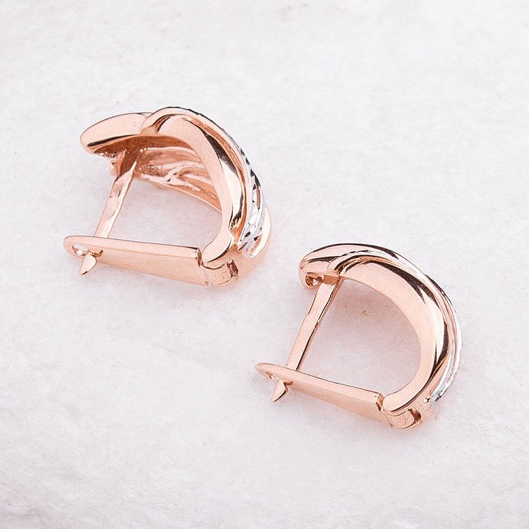 Золоті сережки с03877 від ювелірного магазину Онікс - 3