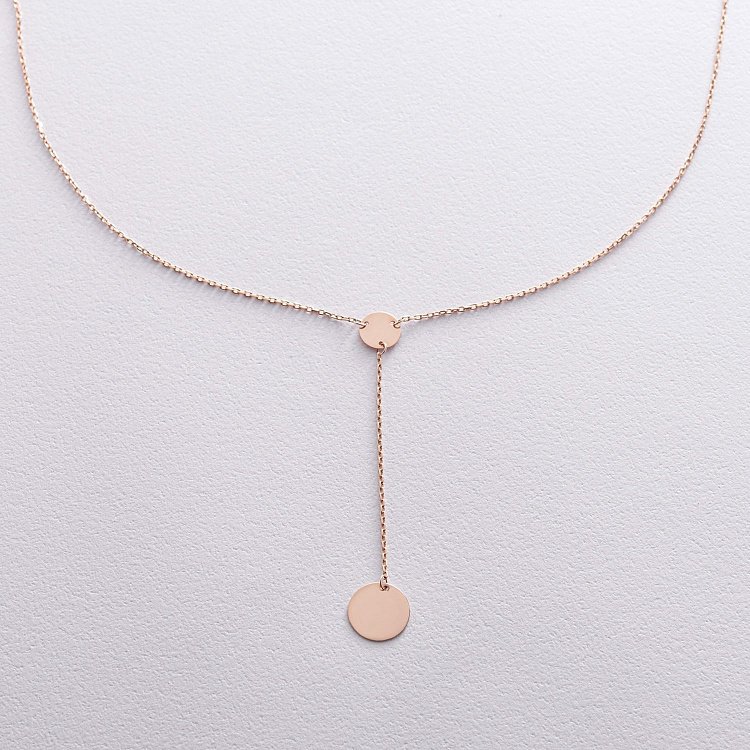 Золоте кольє "Монетки" (можливе гравіювання) кол01479 від ювелірного магазину Онікс - 3