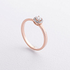 Золота каблучка з діамантами 12659аг от ювелирного магазина Оникс