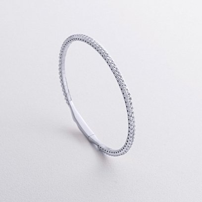 Золотий браслет "Clarice" з доріжкою каменів б05558