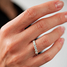 Золота каблучка з діамантами кб0645ri от ювелирного магазина Оникс - 1