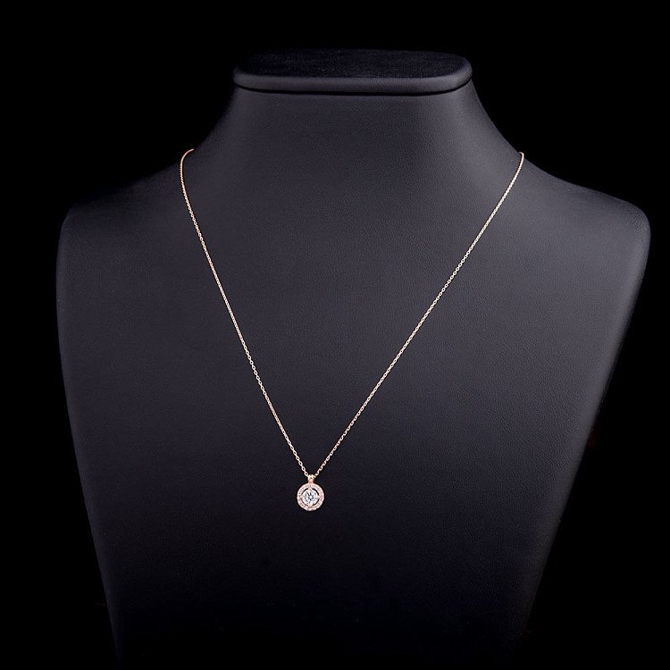 Золоте кольє з фіанітами кол00732 від ювелірного магазину Онікс