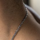 Мужская серебряная цепочка "Бесконечность" 15156 от ювелирного магазина Оникс - 4