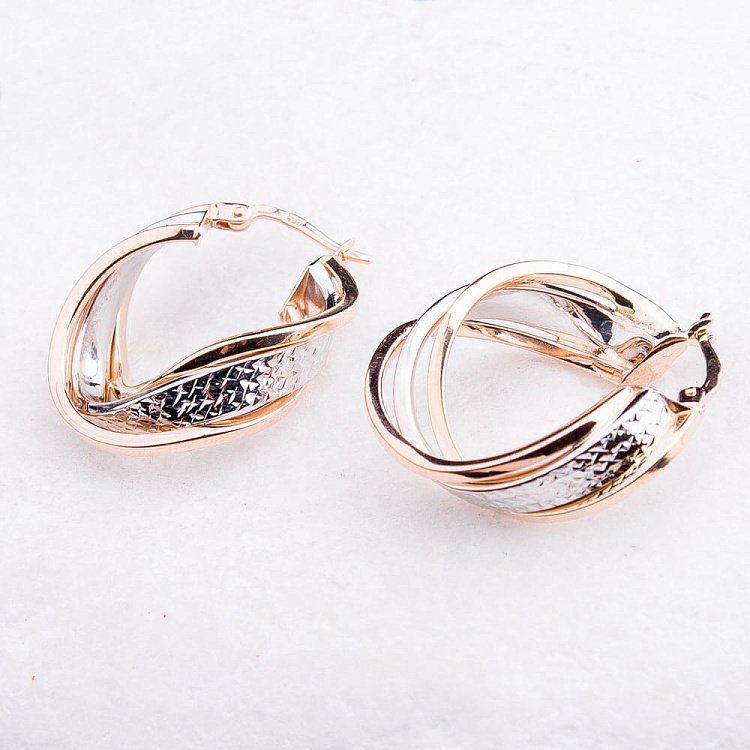 Золоті сережки с03920 від ювелірного магазину Онікс - 2