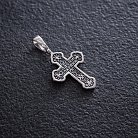 Срібний православний хрестик 132704 от ювелирного магазина Оникс - 4