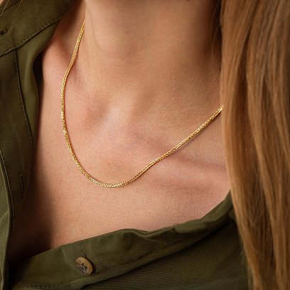 Золотая цепочка плетение Колос ц00247-1.5 №2