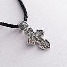 Срібний православний хрест (чорніння) 132735 от ювелирного магазина Оникс - 4