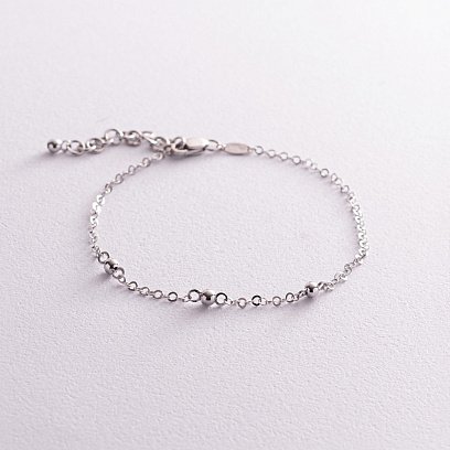 Золотой браслет "Шарики" б04931