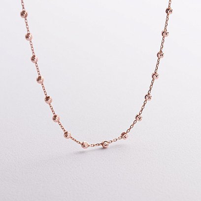 Кольє "Кульки" (червоне золото) кол02604