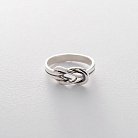 Срібний перстень "Вузол" 112142 от ювелирного магазина Оникс