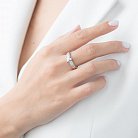 Кольцо в белом золоте (бриллианты) LDR0652-p от ювелирного магазина Оникс - 3