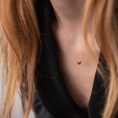 Золоте кольє "Сердечко" кол02142 №7