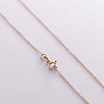 Золотое колье с фианитом кол01057 №3