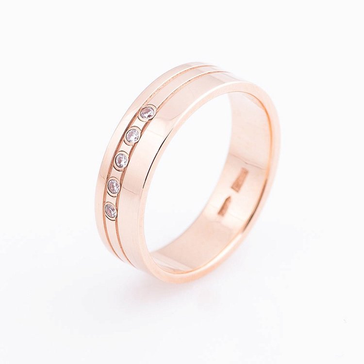 Обручальное кольцо обр000261 от ювелирного магазина Оникс