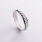 Чоловічий срібний перстень (чорніння) TR-01-00002 от ювелирного магазина Оникс